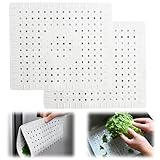 Spülbeckeneinlage,2 Stück Abtropfmatte, 31 x 26cm Sink Mat Spülmatte,...