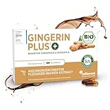 Bio Ingwer-Extrakt Kapseln | 22.000mg Ingwer Pulver | höchste Gingerol &...
