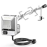 Onlyfire BRK-6031 Universal Verchromter Grillspieß Set, 90 cm Rotisserie...