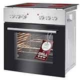 Bomann Backofen mit Ceranfeld | 50°C - 250°C | Grill & Ober-/Unterhitze |...