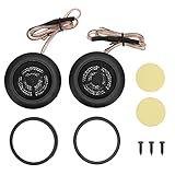 Elprico 2 Stück Auto-Kalottenhochtöner, 800 W Hochempfindlicher...