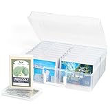 Lifewit Foto Aufbewahrungsbox mit 18 PCS innere Fotohalter, Fotobox 10,1 x...