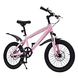 TESUGN Kinderfahrrad, 18 Zoll Kinderfahrrad Mountainbike Kinder Fahrrad Rad...