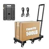 Sackkarre Klappbar, Transportwagen 200KG, Sackkarren Klappbare mit 6...