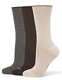 HUE Damen Jeans Socken (3er Pack), Heather Pack, Einheitsgröße