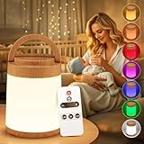 One Fire Nachtlicht Baby Stilllicht, 10 Farben+RGB+8 Helligkeit Nachtlicht...