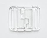 Großhandel für Schneiderbedarf Bikiniverschluss transparent 20 mm...