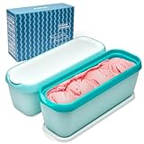 SveBake Eisbehälter für Speiseeis 1,4 Liter - 2er-Set Behälter mit...