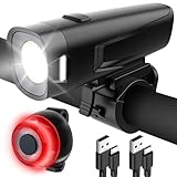 LED Fahrradlicht Set, StVZO Zugelassen Fahrrad Licht, IPX5 Wasserdicht...