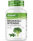 vit4ever Brokkoli Extrakt - 180 Kapseln - 1300 mg pro Tagesdosis - 13%...