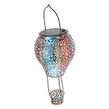 Holibanna Heißluftballon hängende Lampe solarbetrieben...