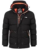 Geographical Norway Herren Winter Jacke warm gefüttert Parka Steppjacke...