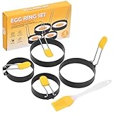 4er-Pack Omelettformen, spiegeleierformen für die...