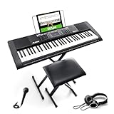 Alesis Melody 61 - Keyboard E-Piano für Anfänger mit Lautsprechern,...