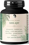 Shilajit Kapseln mit Ashwagandha, Rhodiola Rosea - Rosenwurz, Ginseng,...