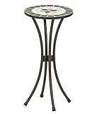 Dehner Blumenhocker Diana, Ø 30 cm, Höhe 60 cm, Metall, mosaikoptik,...