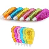 MZOYOURO 12 Stück Korrekturroller Korrekturmaus,4mx 5mm Korrekturbänder...