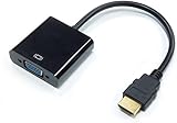 YIIFELL HDMI auf VGA, 1080P HDMI zu VGA Adapter (Stecker auf Buchse) für...