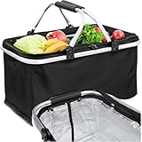 Kühltasche Groß 2 – Faltbarer Kühlkorb mit stabilem Aluminiumrahmen,...