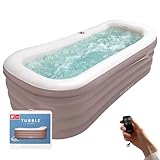 Tubble® Aufblasbare Spa-Badewanne – Faltbare Badewanne für Erwachsene...