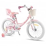 JOYSTAR Einhorn 18 Zoll Kinderfahrrad für 5-8 jährige Mädchen, 18 Zoll...