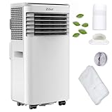 Mobile Klimaanlage 9.000 BTU mit Abluftschlauch & Fensterabdichtung...