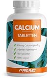 Calcium Tabletten 180x - optimal hochdosiert mit 800 mg Calcium pro Tag -...