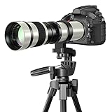 Lightdow 420-800mm f/8.3-16 f¨¹r Canon EOS EF Objektiv, Manuelles...