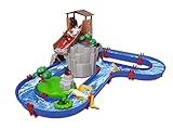 AquaPlay - AdventureLand - Wasserbahn mit Berg, Turm und Stausee, Spieleset...