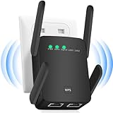 WLAN Verstärker, 1200M WLAN Repeater, 5G & 2.4G Dualband Ultraxtende WiFi...