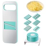 Yhsioaklo Gurkenschneider | Karottenreibe für Zuhause | Manuelle Reibe...