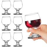 Asfrode 6 Stück Likörgläser, 100ml/10cl Cognacgläser, Likörgläser mit...