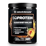 SoProtein Clear Whey Isolate – Peach Iced Tea Geschmack – 600g...