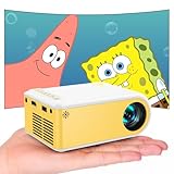 Mini Beamer Bluetooth und WiFi, Beamer Klein für Handy, 1080P...