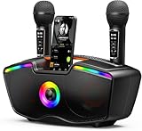 SORDA Bluetooth-Karaoke-Maschine für Erwachsene und Kinder, Tragbarer...