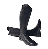 Rhinegold Reiter Leather Laced Riding Boot-10 Elite Luxus-Lederreitstiefel...