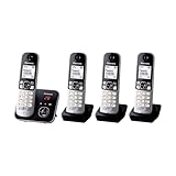 Panasonic KX-TG6824GB DECT Schnurlostelefon mit Anrufbeantworter (Telefon...