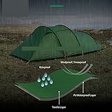 ETZRYSYB Zelt, Campingzelt, ultraleicht, Tunnelzelt, großer Raum, Stoff,...