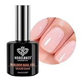 modelones Aufbaugel für Gelnägel - Milky Rose Builder Gel 8 in One -...