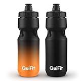 QuiFit Trinkflasche 710ml BPA Frei, Fahrrad Trinkflasche, Rennrad Flasche...