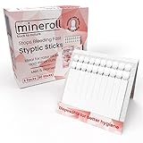 Mineroll Styptic Stick Rasierzubehör (4 Packungen, 80 Stück) stoppt...