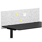 vilz Schallabsorber Akustik Panel für Schreibtisch 110x55x1.8 cm inkl....