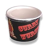 Curry-Pott 'Currywurst', Becher für Currywurst, Hartpapier, 103 x 64 mm,...