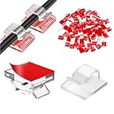 MINGBOLIN 100 Stück Kabelhalter,Cable Holder Kabelhalter Selbstklebend...