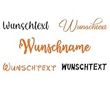 Merchfy Bügelbild Wunschname für Textilien - Kinder Bügelbild Name...
