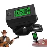 Ukulele Tuner - LCD-Display Bass Stimmgerät,Digitales Stimmgerät Clip On...