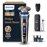 Philips Rasierer i9000 Prestige Ultra, Nass- und Trockenrasierer für...
