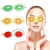 JEYORZY 3 Stück Gel Augenmaske Kühlend, Augen Kühlpads, Augenmaske...