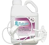 Futum 5L + Trigger Bettwanzenspray & Floh Spray, gegen Wanzen, Flöhe,...