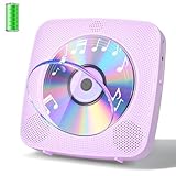 Gueray Desktop CD Player Bluetooth CD-Spieler mit Lautsprechern für...